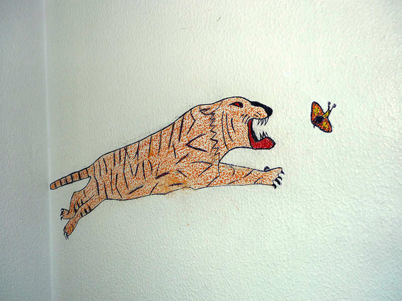 Le tigre et le papillon (2012), format variable.