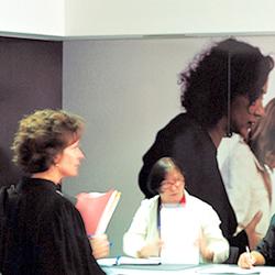 Theval salle d'audience du conseil des prud'hommes
