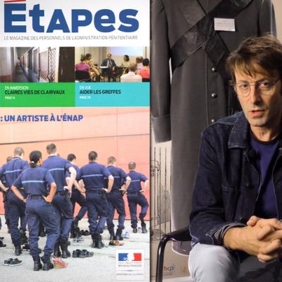 Arnaud Théval, le mur rouge (2019), Énap.