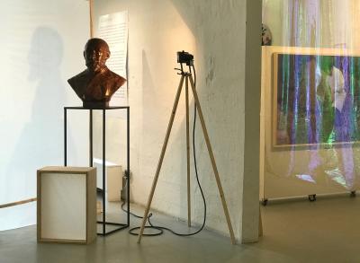 Arnaud Théval et CANCAN (2019) détail de l'exposition au 308, maison de l'architecture à Bordeaux.