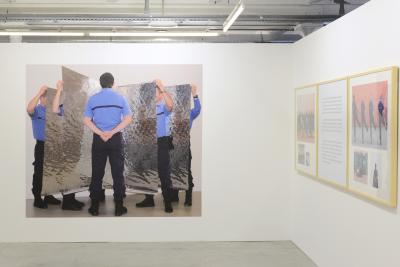 Arnaud Théval Un œil sur le dos (2019) La friche la belle de Mai, Marseille.