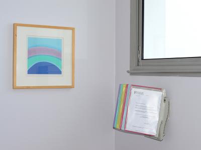 Arnaud Théval La source de l'arc-en-ciel (2017) détail. Institut Bergonié, Bordeaux.